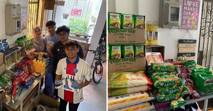 This Made My Day: Family Sets Up Ramadan Gifting Store Outside Tampines HDB Home For Those In Need