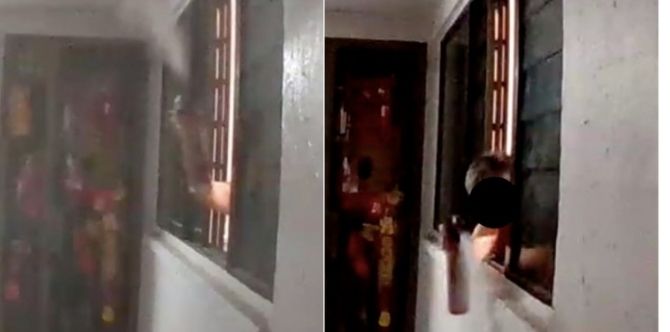 I'm Afraid of Mosquitoes, Granny In Teck Whye Says After Spraying Insecticide At Neighbour's Flat For Years