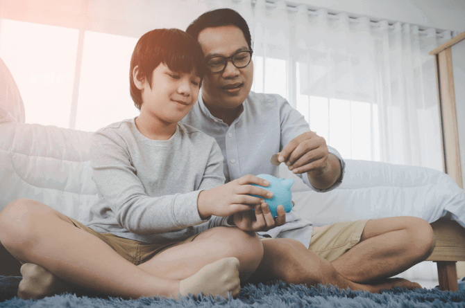 how to explain money to a child