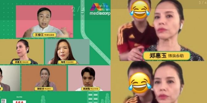 Zoe Tay's Kid Barges Into Her Virtual PC, Making 'Ah Jie' Look Visibly Furious