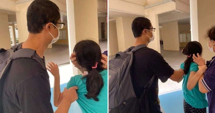 Parents "Aggressively Hit" Daughter In Public At HDB Void Deck, Passerby Tries To Stop Them