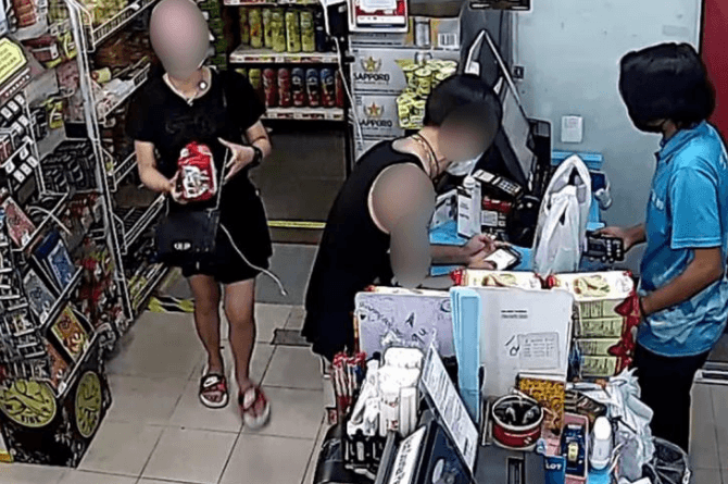 Stealing And Lying In Adults: Couple Caught Stealing Groceries On CCTV