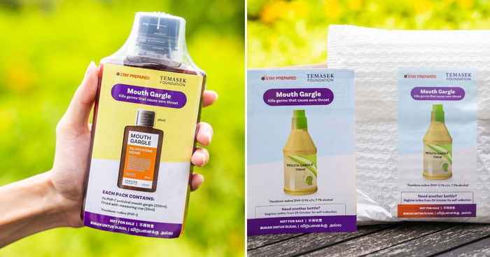 Free StayWell Mouth Gargle To Be Given To Every Singapore Household To Enhance Community Protection