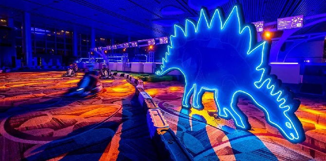 Changi Airport's Newest Attraction: A Go-Karting Track For The Festive Season