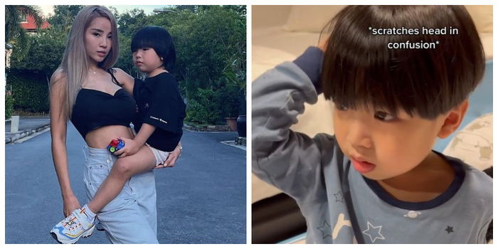 Naomi Neo Pranks Firstborn By Telling Him She's Having Another Baby