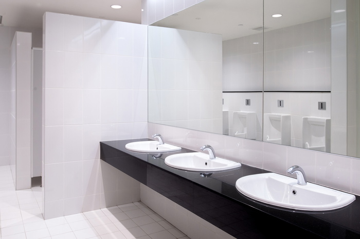 mess in public toilets