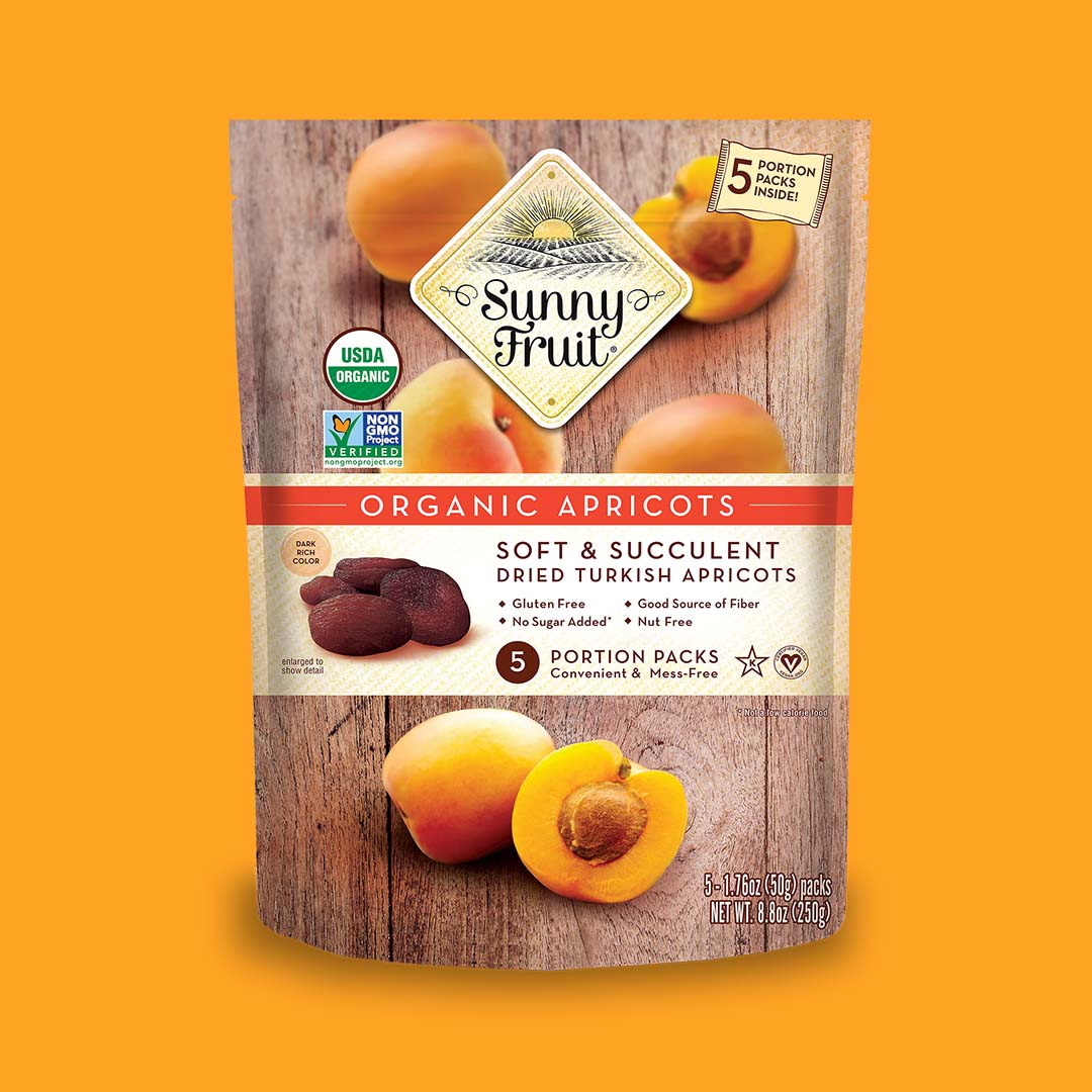 Sunny Fruit Organic Apricot - Dried Fruit Tasty Snack