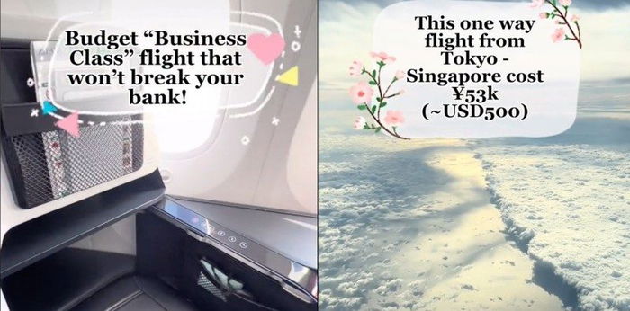 Bougie Travel on a Budget? $529 for One-way Tokyo to Singapore ‘Business Class’ Ticket Has Netizens Debating