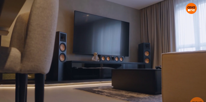 Movie Buff Inspired by Dad To Build Impressive Sound System in 5-Room HDB Flat