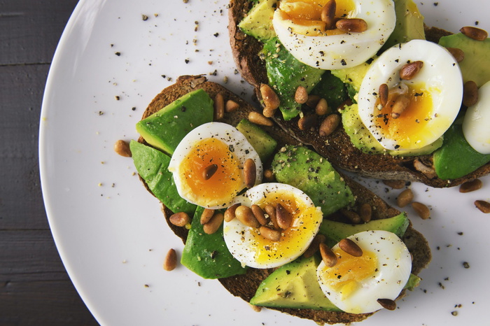 Avocado with Egg as part of Keto diet on how to lose weight