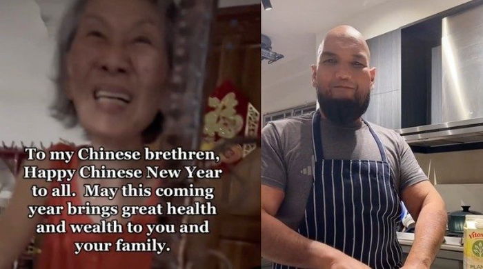 This Made My Day: Chef Bob Passes Gifts to Elderly Neighbour for CNY