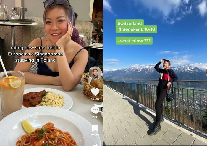 Singapore Female Student Rates European Countries Based on How Safe She Felt There