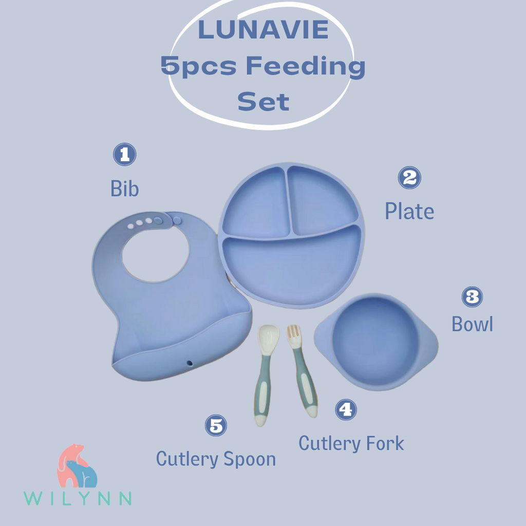 Lunavie Feeding Set - Best ergonomic bowls and plates