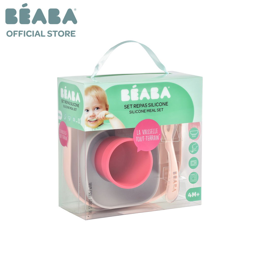 BEABA Silicone Meal Set - Best silicone bowls and plates