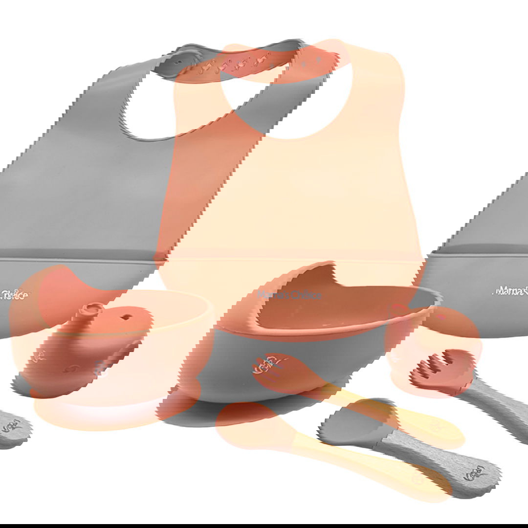 Mama's Choice Jolly Feeding Set | Baby Bowls and Spoons