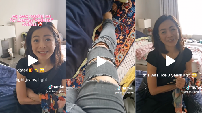 Ex-Mediacorp Star Jazreel Low Light-heartedly Mocks Daughter's 'Old-School' Ripped Jeans in Viral TikTok Video