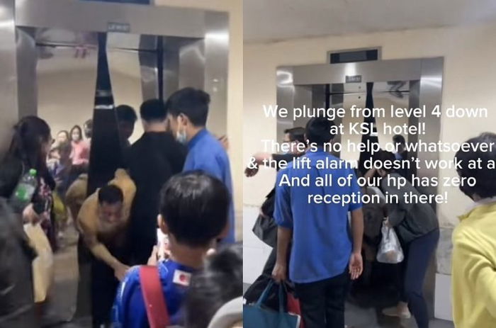 Singaporean Describes Horror After KSL Hotel Lift Plunges From 4th Floor, Says ‘A Baby Was in There’