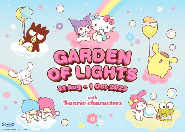 VivoCity Presents Enchanting ‘Garden of Lights’ in Partnership with Sanrio