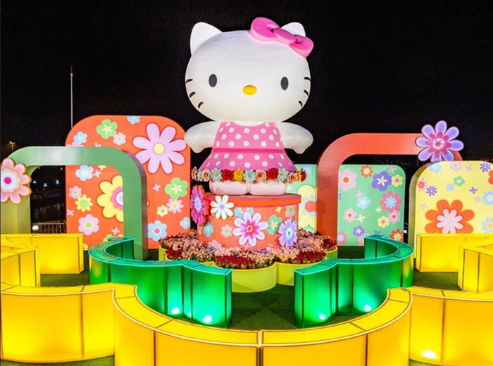 VivoCity Presents Enchanting Garden of Lights in Partnership with Sanrio