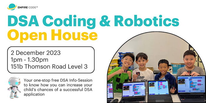 Unleashing the Future: DSA Coding and Robotics Open House