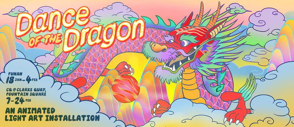 Traces of Dragons - A Mesmerizing Art Activation at Funan