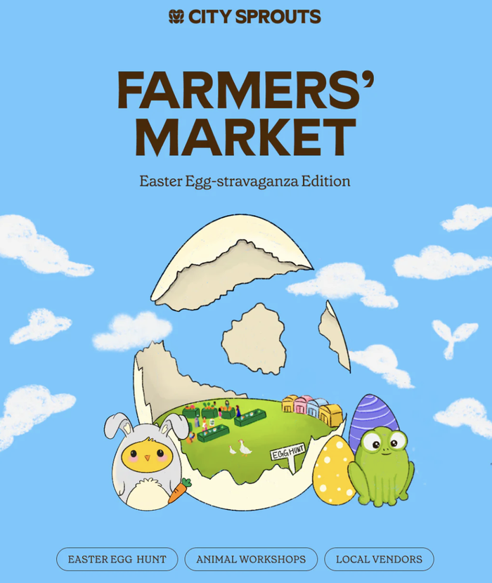 City Sprouts: Farmers Market Easter Egg-stravaganza