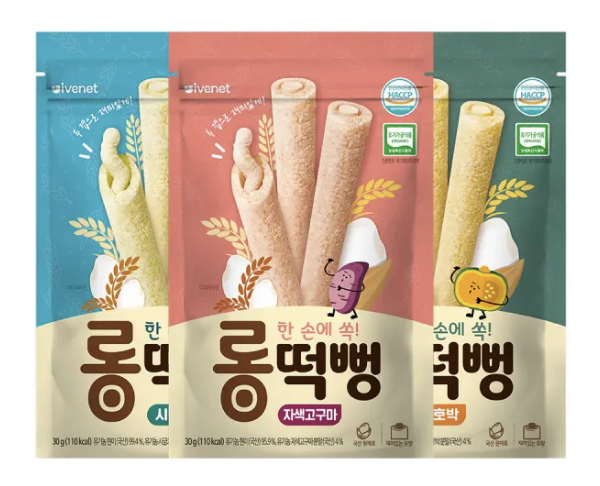 Ivenet Bebe Baby Organic Handy Rice Cracker Snack - 12M+