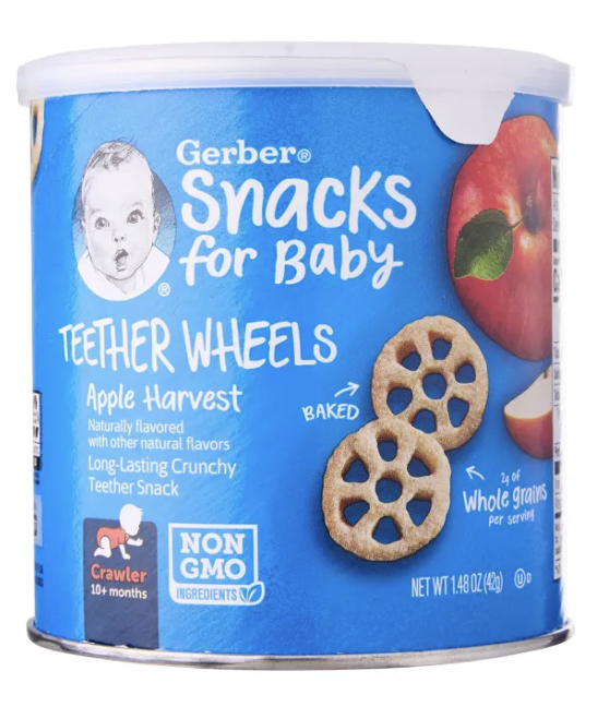 Gerber Teether Wheels or Biscuits