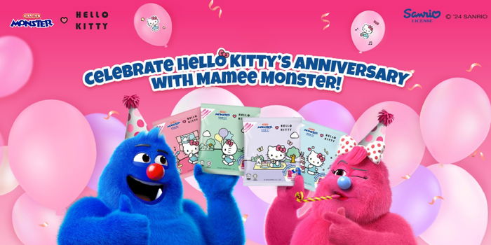 Celebrate Hello Kitty's Anniversary with Mamee Monster