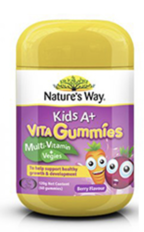 Natures Way Kids Smart Vita Gummies Multivitamin + Vegies