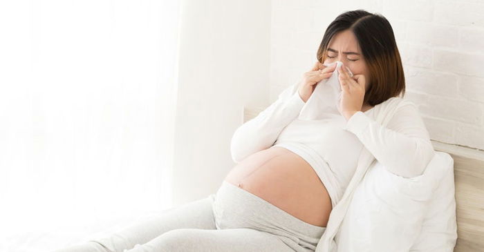 Pregnant women sneeze frequently. Sneezing until stomach hurts. Is it dangerous? Will something happen to the baby in the womb?