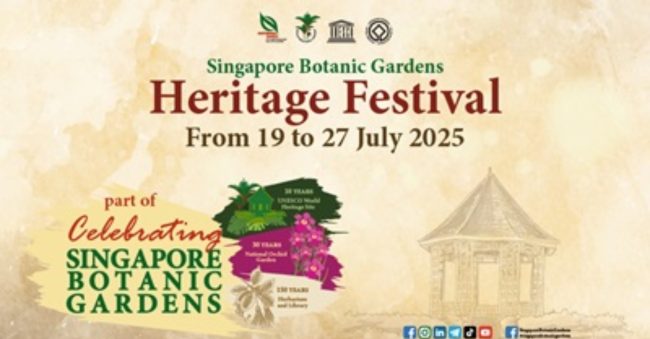 Singapore Botanic Gardens Celebrates Heritage, Orchids, and Milestones