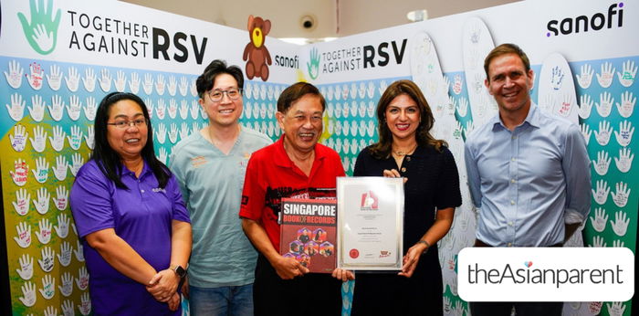 Sanofi Sets Singapore Book of Records with Largest Mural of Magnetic Hands to Raise Awareness on RSV