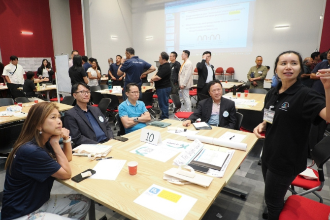 Participants exchanging ideas during a breakout discussion at the NCADA Forum 2026_ Resilient Youth and Families