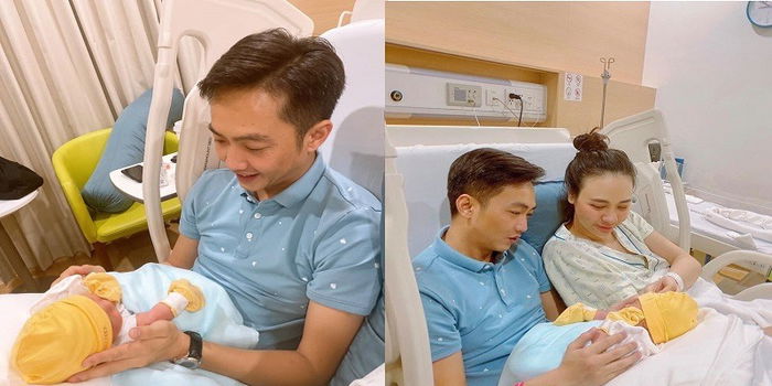 Vợ chồng Cường Đôla - Đàm Thu Trang hạnh phúc bên con gái mới sinh