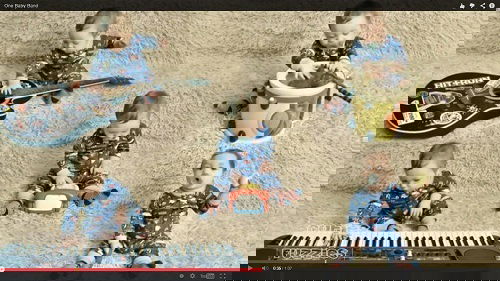 Video Bayi Quentin Rex, Bayi Yang Memainkan Drum, Gitar, Keyboard Seperti Sebuah Band