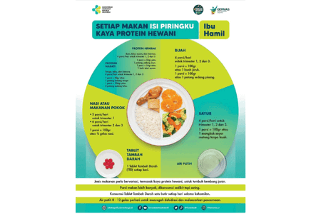 nutrisi ibu hamil terbaik terdapat dalam Isi Piringku