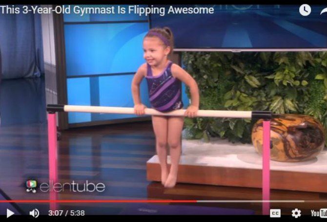 Lihat, Anak 3 Tahun Sudah Mahir Senam