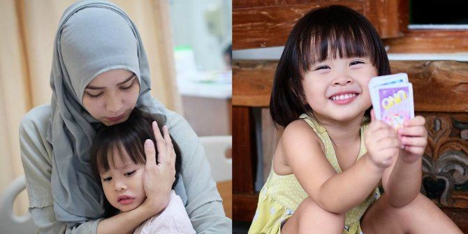 Saat anak Zaskia Mecca jatuh lalu demam, inilah saran dokternya