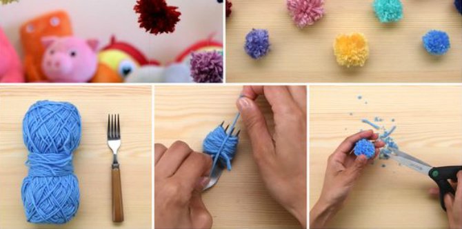 Cara Mudah Membuat Pompom Untuk Media Bermain dan Belajar Anak