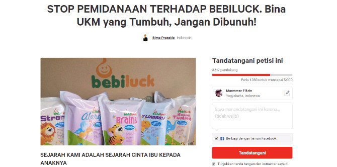 Muncul Petisi Online: Bina UKM yang Tumbuh, Jangan Dibunuh!