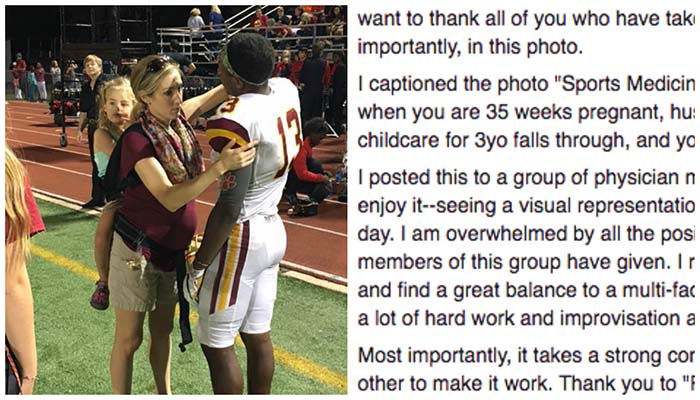 Gendong Anak, Hamil, dan Tetap Kerja, Dokter Multitasking Ini Menarik Perhatian Dunia!