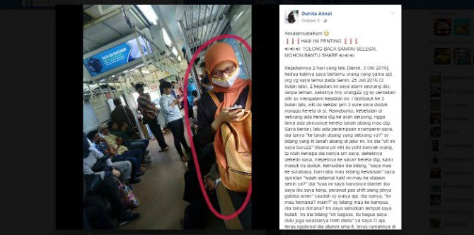 Hati-hati! Orang ini Melakukan Penipuan Modus Baru di Kereta
