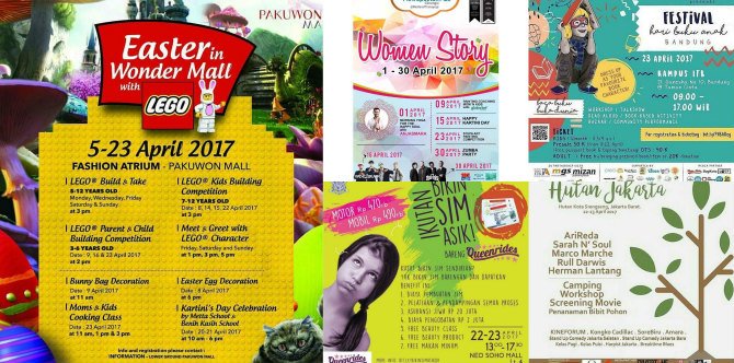 Event Keluarga di Minggu ini: tanggal 17-23 April 2017