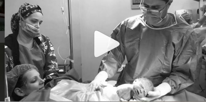 [Video] Gentle C-Section; Membiarkan Bayi Keluar Sendiri dari Rahim Seperti Persalinan Normal