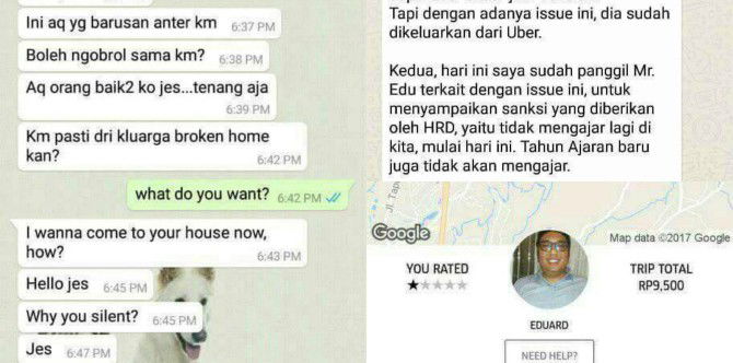 Supir Uber Merangkap Guru Meneror Anak SMP, Ini Tanggapan Sekolah Tunas Bangsa