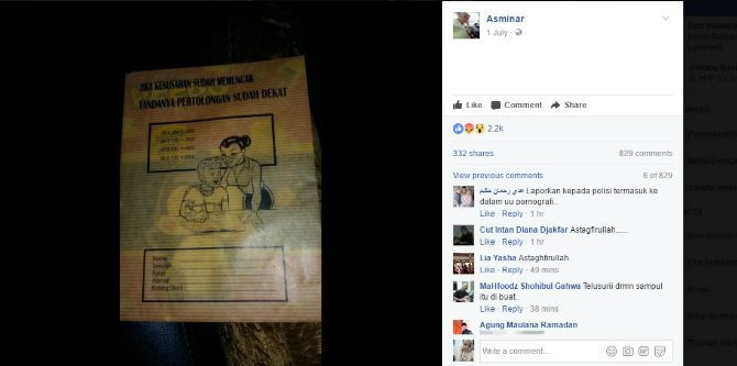 Viral! Sampul Buku Tulis Bergambar Tak Pantas Ini Bikin Orang Tua Geram