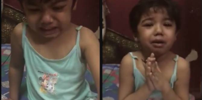 Memilukan, anak dipaksa belajar hingga menangis dan frustasi