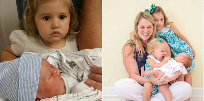 Lucu banget! Ini 16 ekspresi anak saat tahu dirinya menjadi seorang kakak