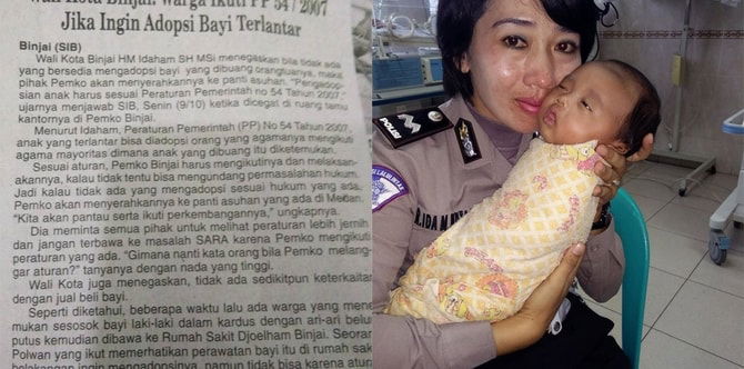 Polwan di Binjai gagal adopsi bayi karena beragama minoritas, saatnya aturan adopsi diperbarui